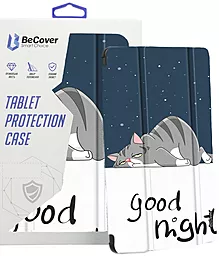 Чохол для планшету BeCover Flexible TPU Mate для Samsung Galaxy Tab S9 (SM-X710/SM-X716), S9 FE (SM-X510/SM-X516B) 11.0" Good Night (712535) - фото Чохол для планшету BeCover Flexible TPU Mate для Samsung Galaxy Tab S9 (SM-X710/SM-X716), S9 FE (SM-X510/SM-X516B) 11.0" Good Night (712535)