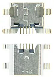 Роз'єм зарядки ZTE U956, 5 pin, micro USB тип-B Original - фото Роз'єм зарядки ZTE U956, 5 pin, micro USB тип-B Original