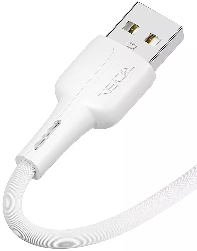 Кабель Ridea RC-M131 Prima USB-A - Lightning 12w 2.4a 1м cable White - фото 4