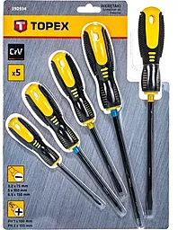 Набір викруток TOPEX 5шт. (39D934) - мініатюра 3 Набір викруток TOPEX 5шт. (39D934) - мініатюра 3
