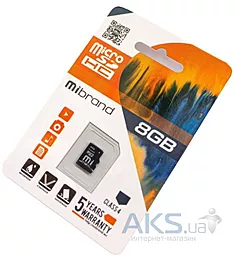 Карта памяти Mibrand microSDHC 8GB Class 4 (MICDC4/8GB) - фото Карта памяти Mibrand microSDHC 8GB Class 4 (MICDC4/8GB)