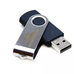 Флешка GooDRam Twister 4GB (PD4GH2GRTSKR9) Black - фото Флешка GooDRam Twister 4GB (PD4GH2GRTSKR9) Black