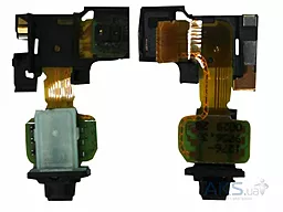 Роз'єм навушників для Sony D6502 Xperia Z2 L50W/D6503, з датчиком наближення, зі шлейфом - фото Роз'єм навушників для Sony D6502 Xperia Z2 L50W/D6503, з датчиком наближення, зі шлейфом