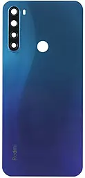 Задняя крышка корпуса Xiaomi Redmi Note 8 / Redmi Note 8 2021 со стеклом камеры, Original Neptune Blue - фото Задняя крышка корпуса Xiaomi Redmi Note 8 / Redmi Note 8 2021 со стеклом камеры, Original Neptune Blue
