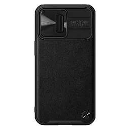 Чехол Nillkin  Camshield Leather для Apple iPhone 13 Pro (6.1") Черный - миниатюра 2