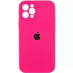 Чохол Silicone Case Full Camera Protective для Apple iPhone 12 Pro Max Barbie Pink