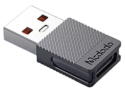 Адаптер-переходник McDodo M-F USB-A 2.0 -> USB Type-C Black (OT-6970) - фото Адаптер-переходник McDodo M-F USB-A 2.0 -> USB Type-C Black (OT-6970)