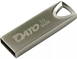 Флешка Dato 64 GB DS7016 USB 2.0 Silver (DS7016-64G) - фото Флешка Dato 64 GB DS7016 USB 2.0 Silver (DS7016-64G)