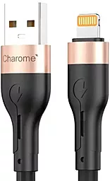 Кабель Charome C23-03 USB-A - Lightning 12w 2.4a 1м cable Black - фото Кабель Charome C23-03 USB-A - Lightning 12w 2.4a 1м cable Black