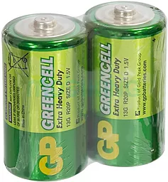 Батарейки GP Greencell D 2шт 1.5 V