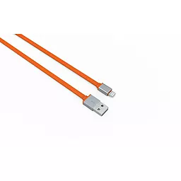 Кабель USB LDNio Lightning flat 2.1A Orange (LS09) - миниатюра 5