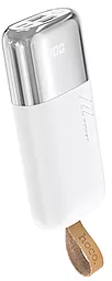 Повербанк Hoco J57 Excellent NRG 10000 mAh White - фото Повербанк Hoco J57 Excellent NRG 10000 mAh White