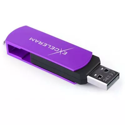Флешка Exceleram 32GB P2 Series USB 2.0 (EXP2U2GPB32) Grape - фото 1