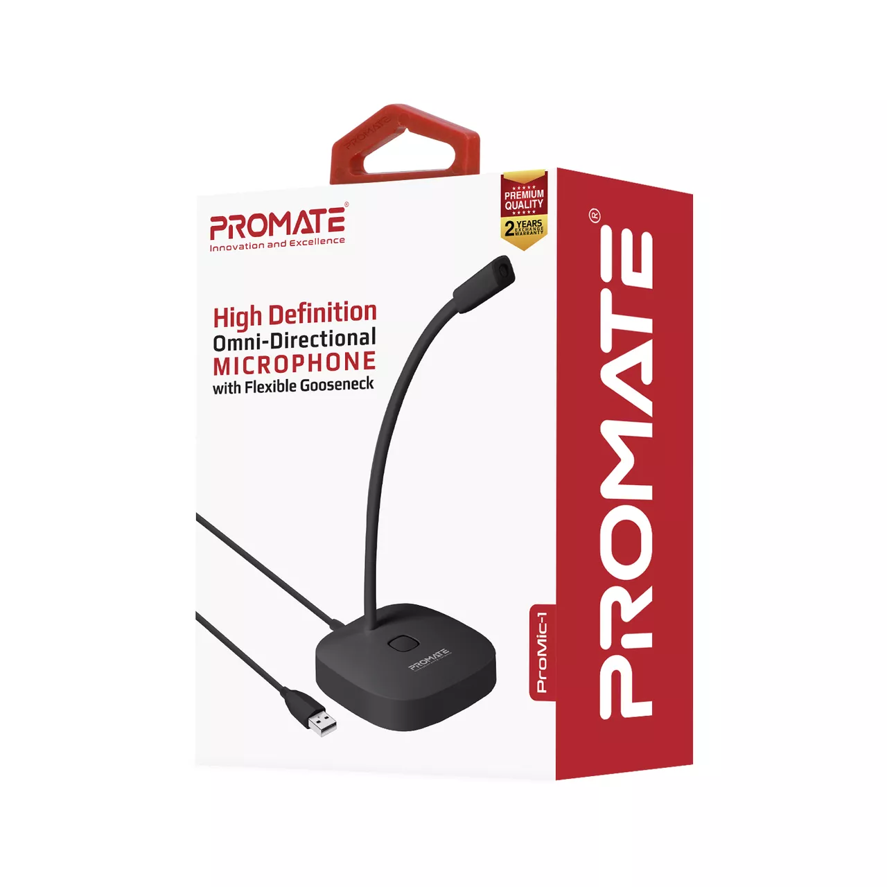 Мікрофон Promate ProMic-1 Black - фото 2