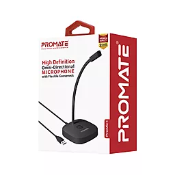 Мікрофон Promate ProMic-1 Black - мініатюра 2 Мікрофон Promate ProMic-1 Black - мініатюра 2