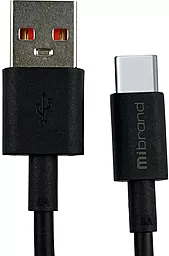 Кабель Mibrand MI-12 USB-A - Type-C 25w 5a 1м cable Black (MIDC/12TB) - фото Кабель Mibrand MI-12 USB-A - Type-C 25w 5a 1м cable Black (MIDC/12TB)