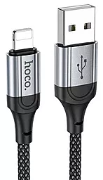 Кабель Hoco X102 Fresh charging USB-A - Lightning 12w 2.4a 1м cable Black - фото Кабель Hoco X102 Fresh charging USB-A - Lightning 12w 2.4a 1м cable Black