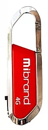 Флешка Mibrand Aligator 4GB USB 2.0 (MI2.0/AL4U7DR) Dark Red