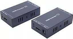 Удлинитель по витой паре Cablexpert HDMI-Ethernet F-F Black (DEX-HDMI-02)
