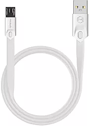 Кабель McDodo Gorgeous USB-A - micro USB 10.5w 1м cable White (CA-0430) - фото Кабель McDodo Gorgeous USB-A - micro USB 10.5w 1м cable White (CA-0430)
