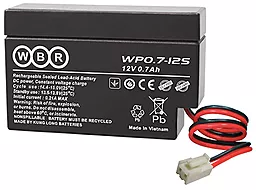 Акумуляторна батарея WBR 12V 0.7Ah (WP0.7-12S)
