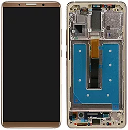 Дисплей Huawei Mate 10 Pro (BLA-L29, BLA-L09, BLA-AL00, BLA-A09) с тачскрином и рамкой, оригинал, Gold
