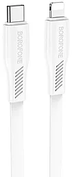 Кабель Borofone BX85 Auspicious USB Type-C - Lightning 20w 3a 1м PD сable White - фото Кабель Borofone BX85 Auspicious USB Type-C - Lightning 20w 3a 1м PD сable White