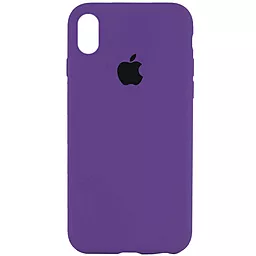 Чехол Silicone Case Full для Apple iPhone XS Max Amethyst