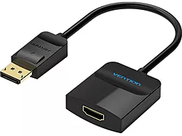 Видео переходник (адаптер) Vention DisplayPort - HDMI v1.4 4k 60hz 0.2 m black (HBGBB)