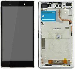 Дисплей Sony Xperia Z2 (D6502, D6503, L50W, SO-03F) с тачскрином и рамкой, оригинал, White - фото Дисплей Sony Xperia Z2 (D6502, D6503, L50W, SO-03F) с тачскрином и рамкой, оригинал, White