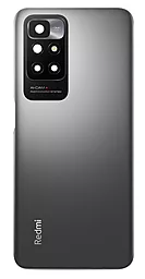 Задняя крышка корпуса Xiaomi Redmi 10 / Redmi 10 2022 / Redmi 10 Prime / Redmi 10 Prime 2022 со стеклом камеры Original Carbon Gray