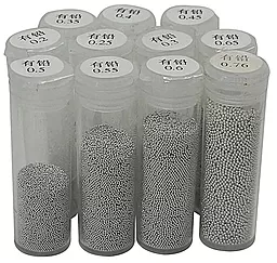 BGA шарики (PRC) олов'яно-свинцеві 0.76мм 2500шт в скляній ємності