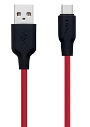 USB Кабель Hoco X21 Plus Silicone USB Type-C Red