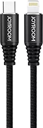 Кабель Joyroom Armour USB Type-C - Lightning 15w 3a 1м сable Black (S-L316) - фото Кабель Joyroom Armour USB Type-C - Lightning 15w 3a 1м сable Black (S-L316)