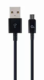 Кабель Cablexpert USB-A - micro USB 10.5w 1м cable Black (CC-USB2P-AMmBM-1M) - фото Кабель Cablexpert USB-A - micro USB 10.5w 1м cable Black (CC-USB2P-AMmBM-1M)