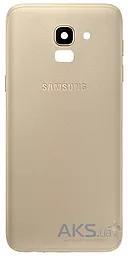 Задняя крышка корпуса Samsung Galaxy J6 J600F Original  Gold