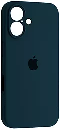 {"ru": "Чехол", "uk": "Чохол"} Silicone Case Full Camera для Apple iPhone 16 Plus Abyss Blue