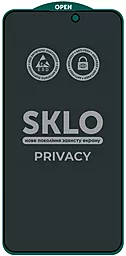 Защитное стекло SKLO 5D Privacy для Apple iPhone 15 Pro Max Black (тех.упак) - фото Защитное стекло SKLO 5D Privacy для Apple iPhone 15 Pro Max Black (тех.упак)