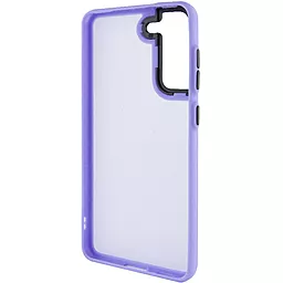 Чехол Epik Lyon Frosted для Samsung Galaxy S21 FE Purple - миниатюра 2