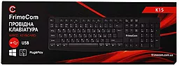 Клавіатура FrimeCom K15 USB Black - мініатюра 2 Клавіатура FrimeCom K15 USB Black - мініатюра 2