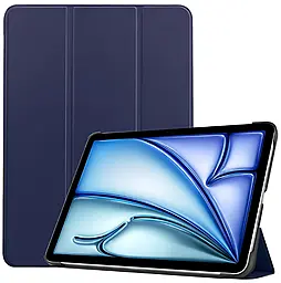 Чохол для планшету BeCover Smart Case для Apple iPad Air 13" M4 2026 Deep Blue (715301) - фото Чохол для планшету BeCover Smart Case для Apple iPad Air 13" M4 2026 Deep Blue (715301)