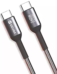 Кабель USB PD Veron CC14 240w 5a USB Type-C - Type-C cable black