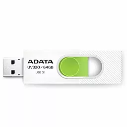 Флешка ADATA 64GB UV320 USB 3.1 (AUV320-64G-RWHGN) White