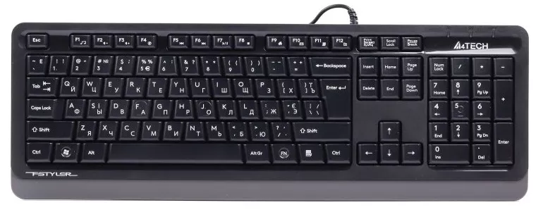 Клавиатура A4Tech FKS10 Grey - фото 1