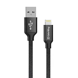 USB Кабель ColorWay Lightning Cable 2м Black