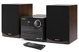 Колонки акустические Sharp XL-B512 Brown - фото Колонки акустические Sharp XL-B512 Brown