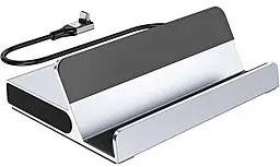 Мультипортовый USB Type-C хаб Choetech 7-in-1 USB3.1 silver (HUB-M77-GY)