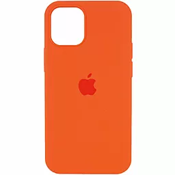 Чохол Silicone Case Full for Apple iPhone 12, iPhone 12 Pro Orange