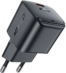 Сетевое зарядное устройство AceFast A77 mini 30w GaN PD USB-C fast charger black - фото Сетевое зарядное устройство AceFast A77 mini 30w GaN PD USB-C fast charger black