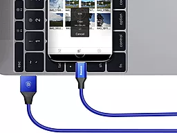 Кабель Baseus Yiven USB-A - micro USB 10w 1м cable Blue (CAMYW-A13) - миниатюра 6 Кабель Baseus Yiven USB-A - micro USB 10w 1м cable Blue (CAMYW-A13) - миниатюра 6